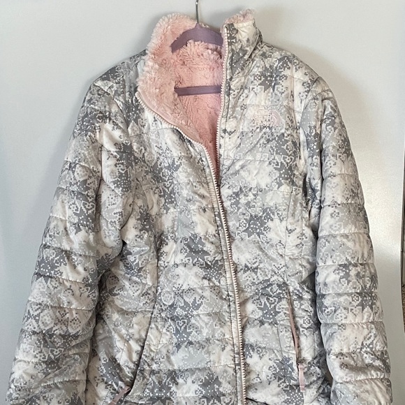 The North Face Jacket Girl’s Reversible M 10-12 - Picture 1 of 12